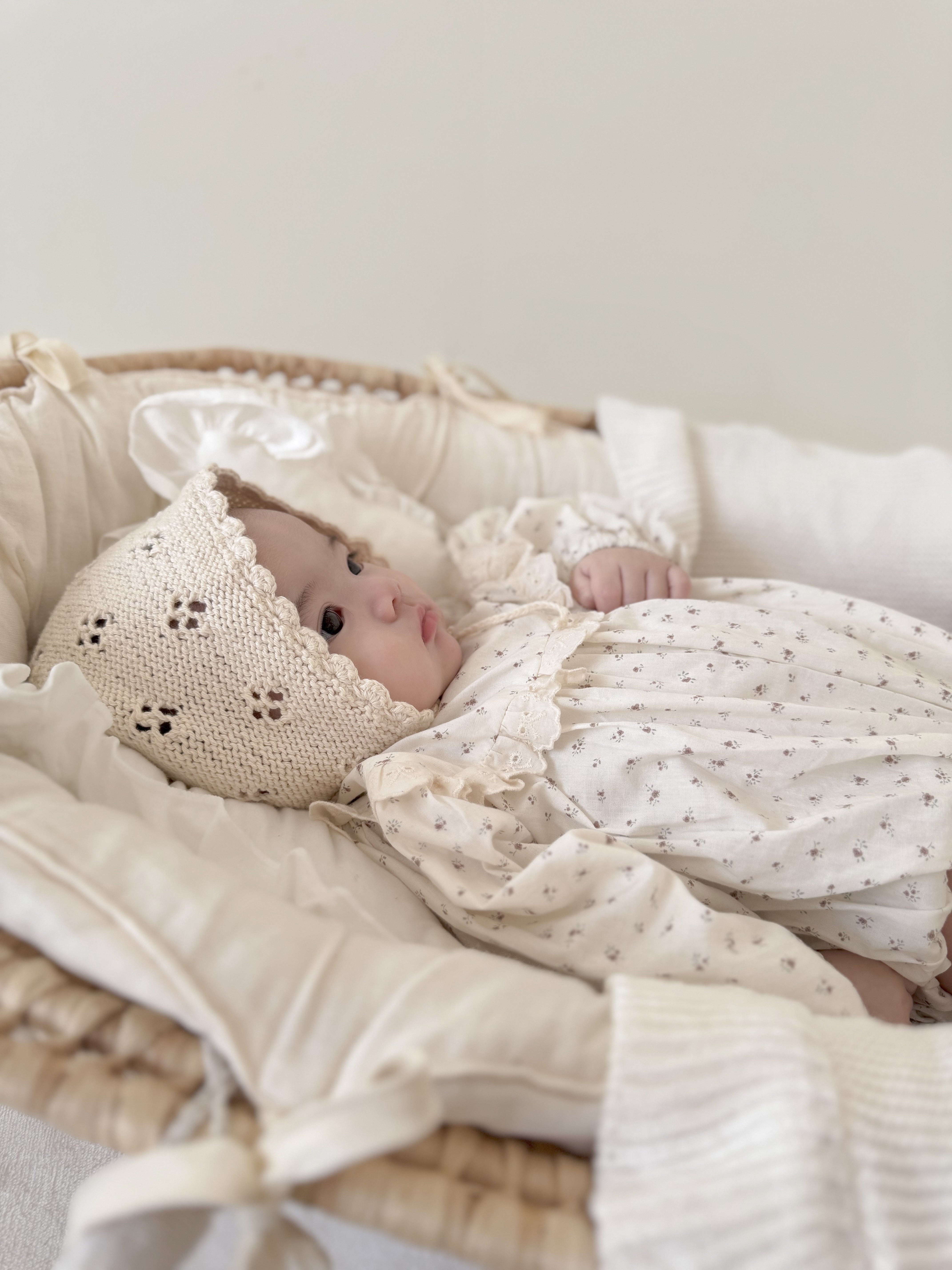 Cotton flower rompers