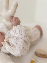 Cotton flower rompers