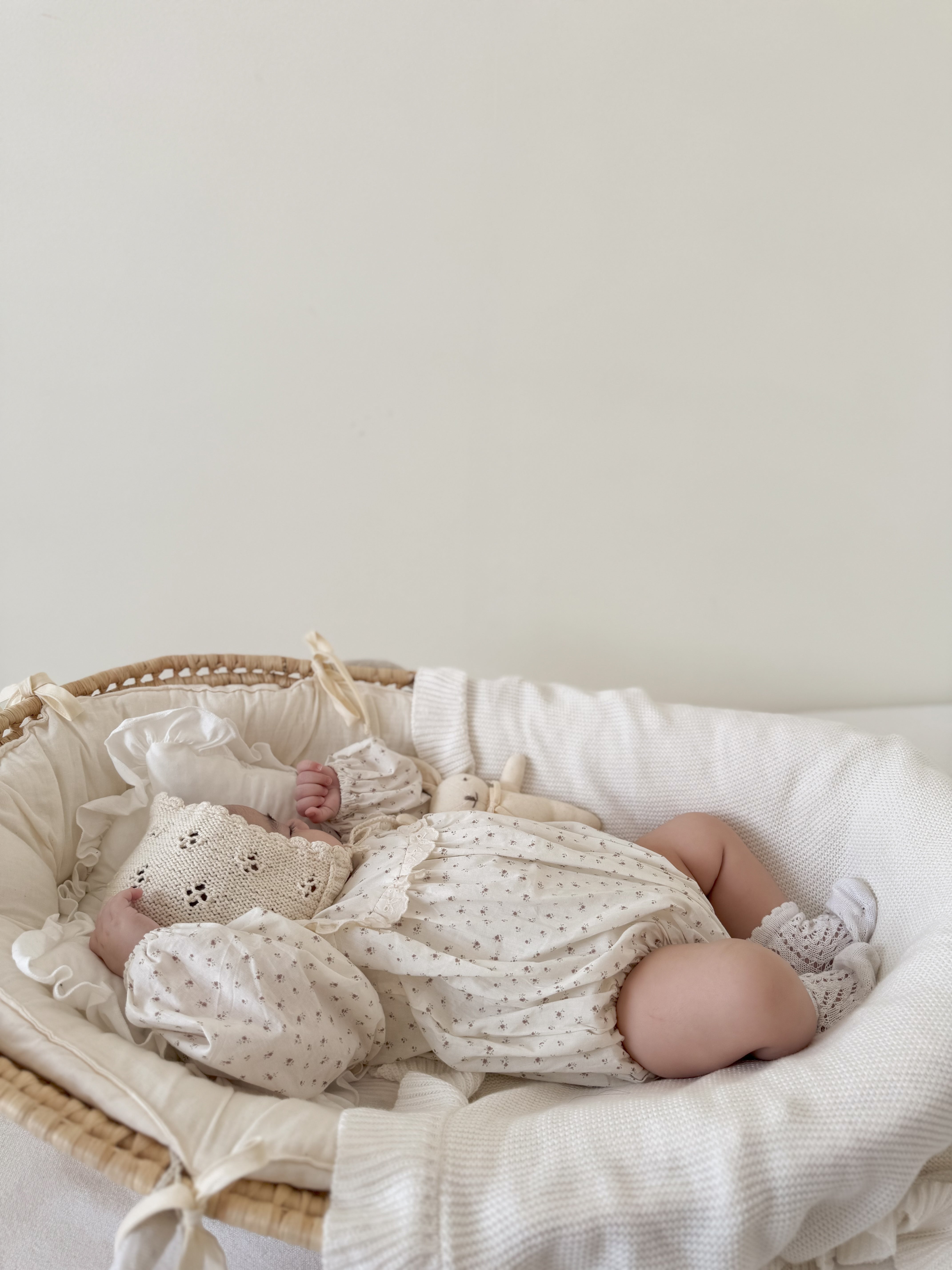 Cotton flower rompers