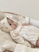 Cotton flower rompers