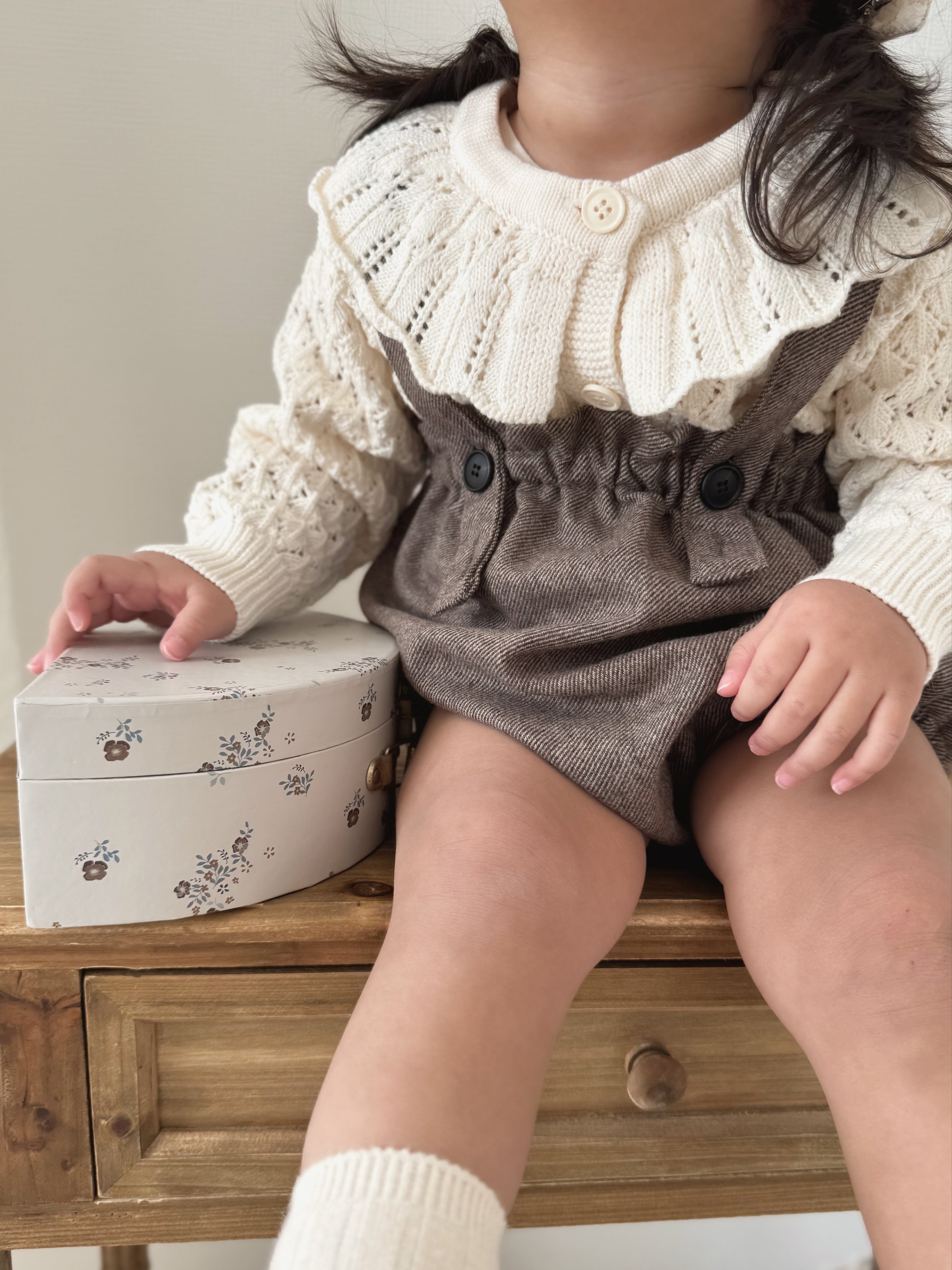 Fraise eyelet cardigan