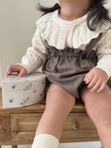 Fraise eyelet cardigan