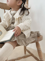 Fraise eyelet cardigan