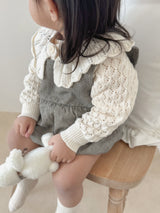 Fraise eyelet cardigan