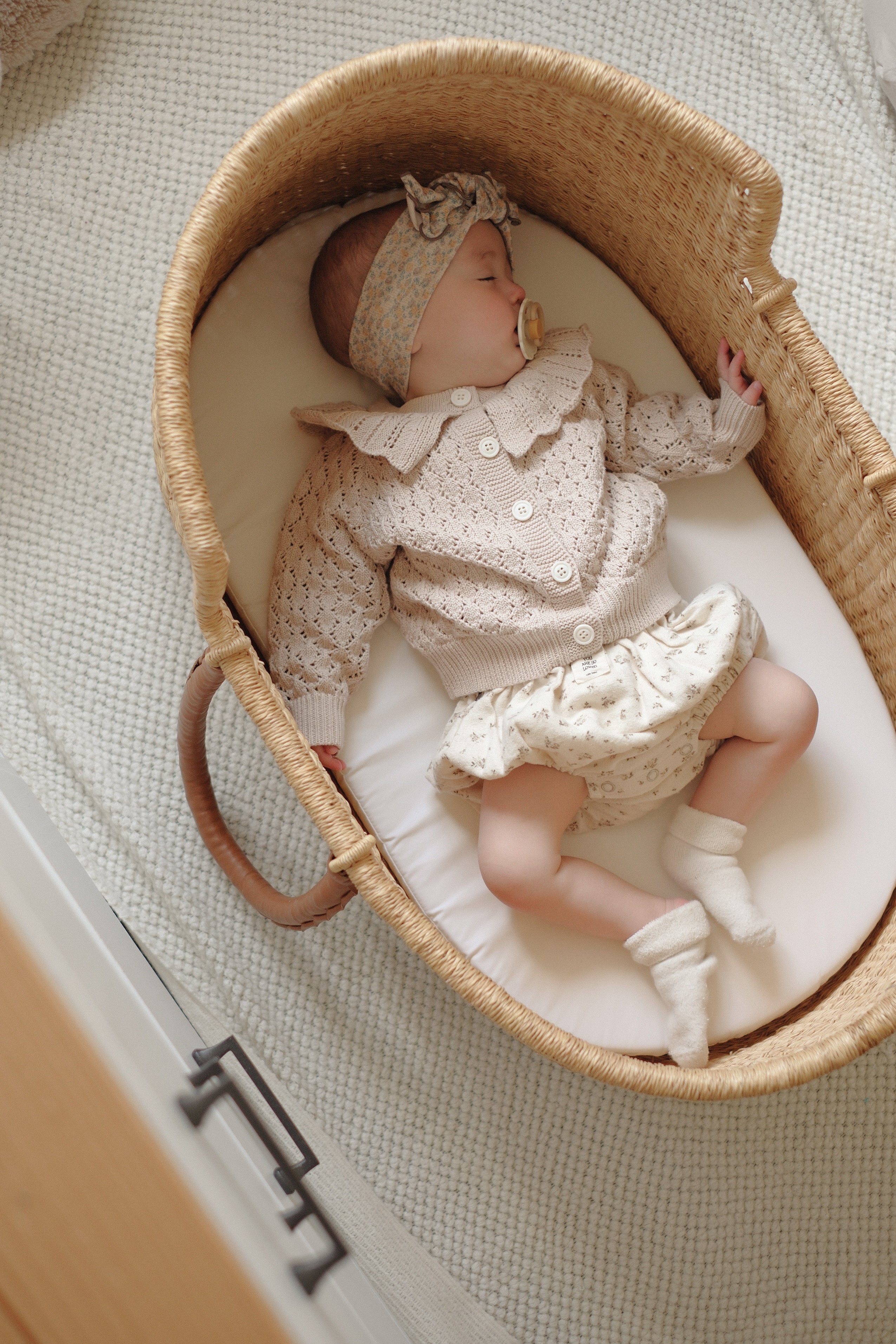 Fraise eyelet cardigan