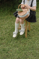 Ribbon flat shoes - Frozen yogurt -