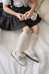 Ribbon flat shoes - Frozen yogurt -