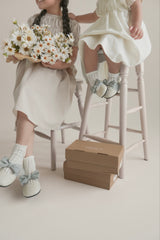 Ribbon flat shoes - Frozen yogurt -