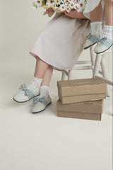 Ribbon flat shoes - Frozen yogurt -