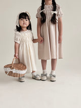 Ribbon flat shoes - Frozen yogurt -