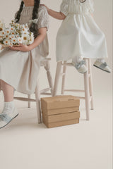 Ribbon flat shoes - Frozen yogurt -