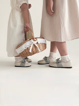 Ribbon flat shoes - Frozen yogurt -