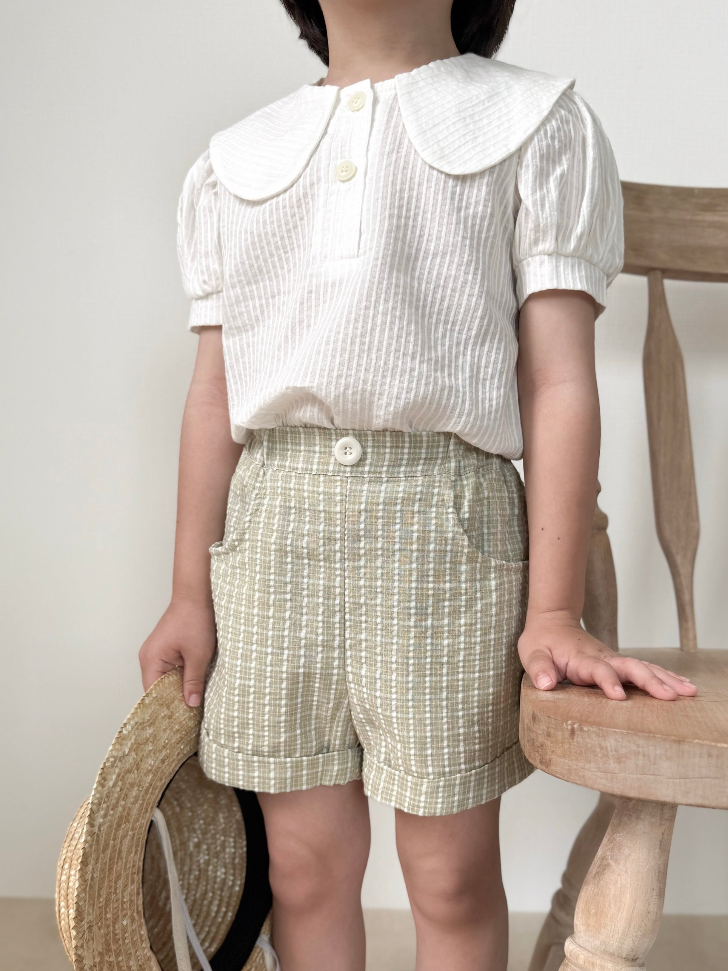 Poirette collar blouse