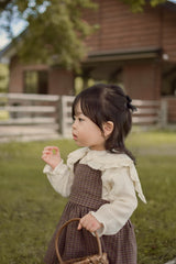 Check apron one-piece