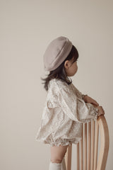 Flower shirring rompers