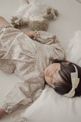 Flower shirring rompers
