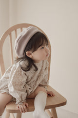 Flower shirring rompers