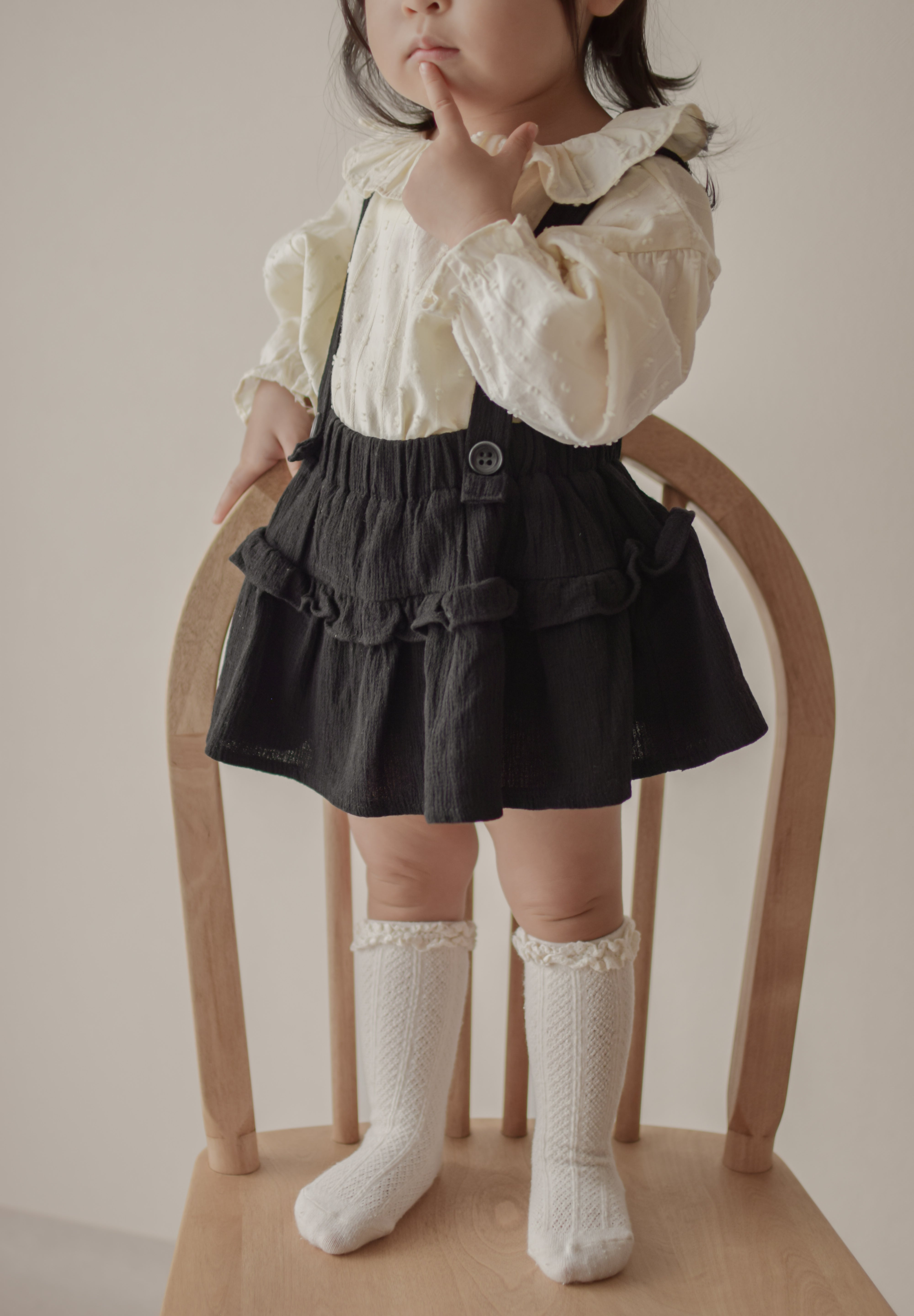 Elly frill suspender skirt