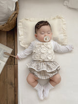 Petit check frill bloomer