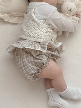 Petit check frill bloomer