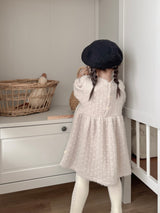 Soft puff knit one-piece
