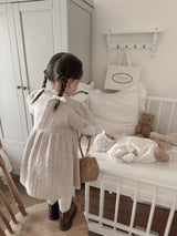 Soft puff knit one-piece