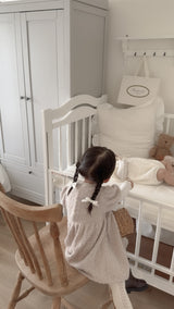 Soft puff knit one-piece