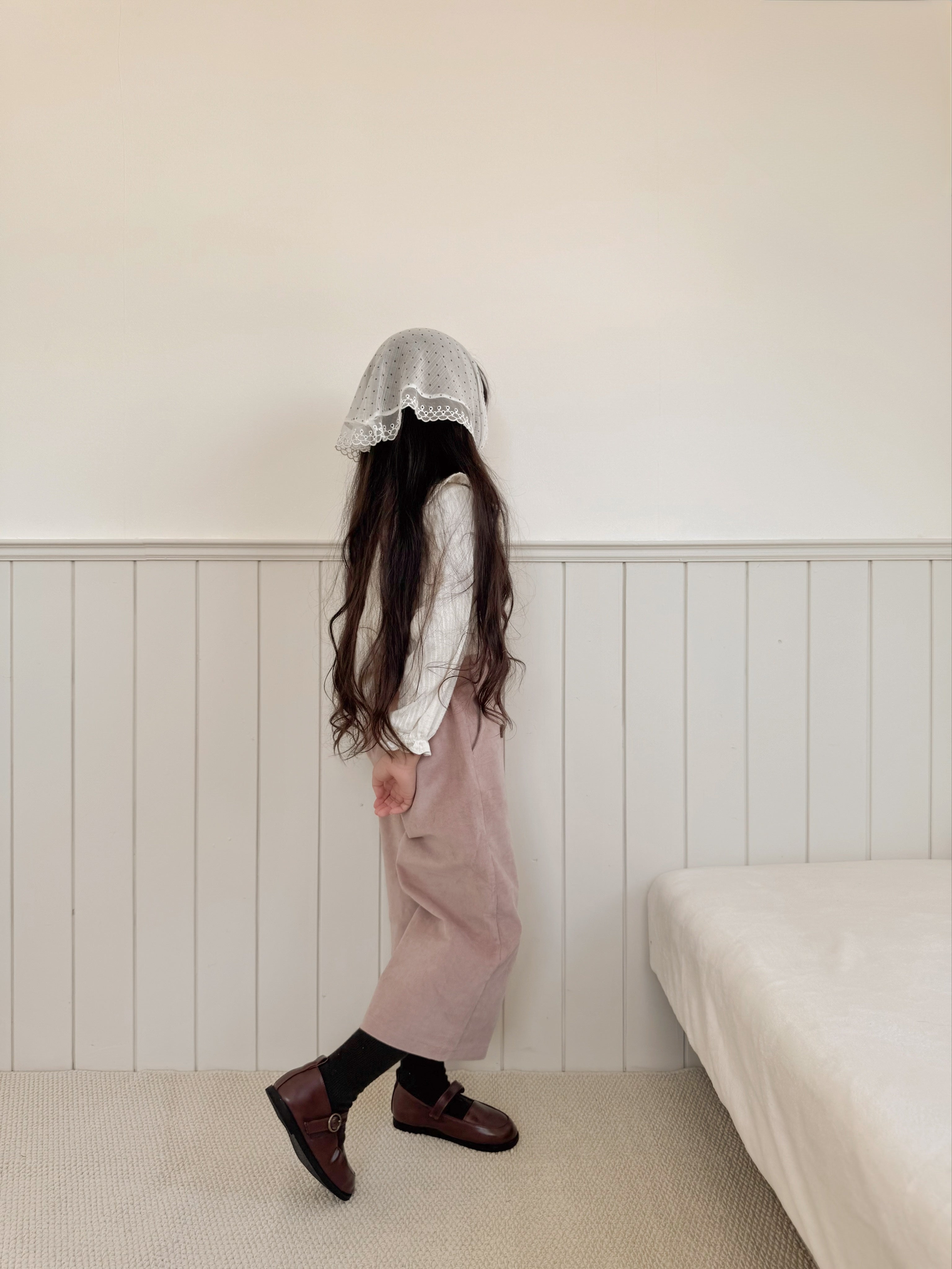 Wing shirring blouse