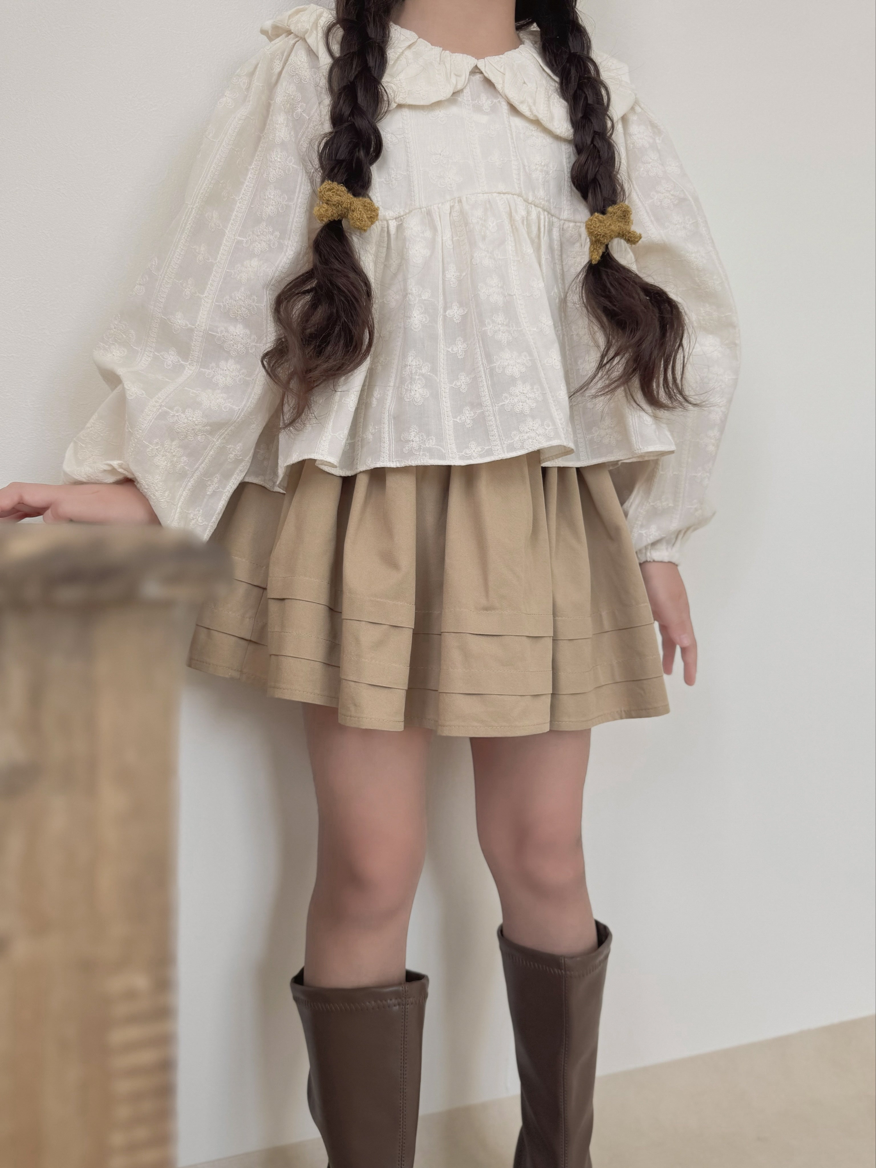 Flare culotte skirt