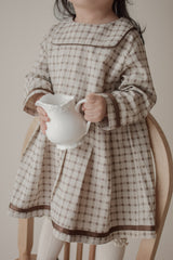 Brunette check one-piece (kids)