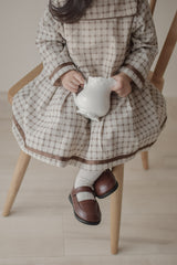 Brunette check one-piece (kids)