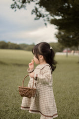 Brunette check one-piece (kids)