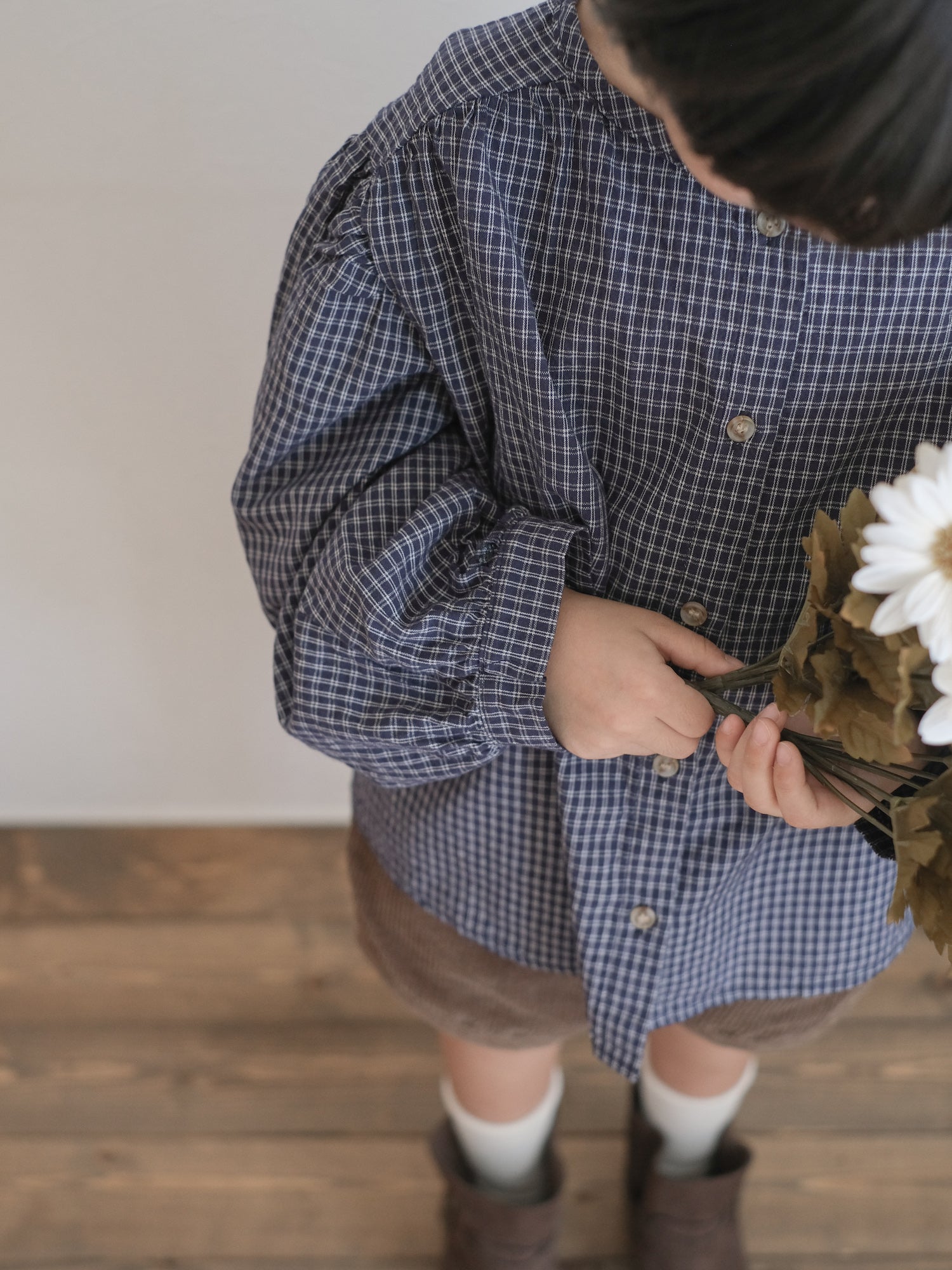 Milk check blouse