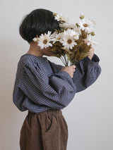 Milk check blouse
