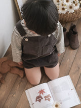 Corduroy berry short overall (normal)