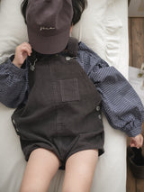 Corduroy berry short overall (normal)