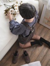 Corduroy berry short overall (normal)