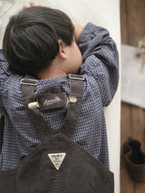 Corduroy berry short overall (normal)