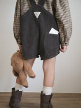 Corduroy berry short overall (normal)