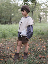 Popcorn knit vest