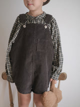Corduroy berry short overall (normal)