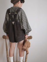 Corduroy berry short overall (normal)