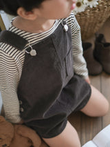 Corduroy berry short overall (normal)