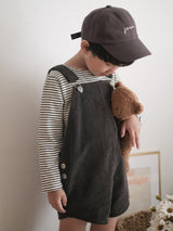 Corduroy berry short overall (normal)