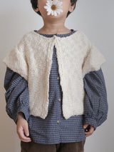 Popcorn knit vest