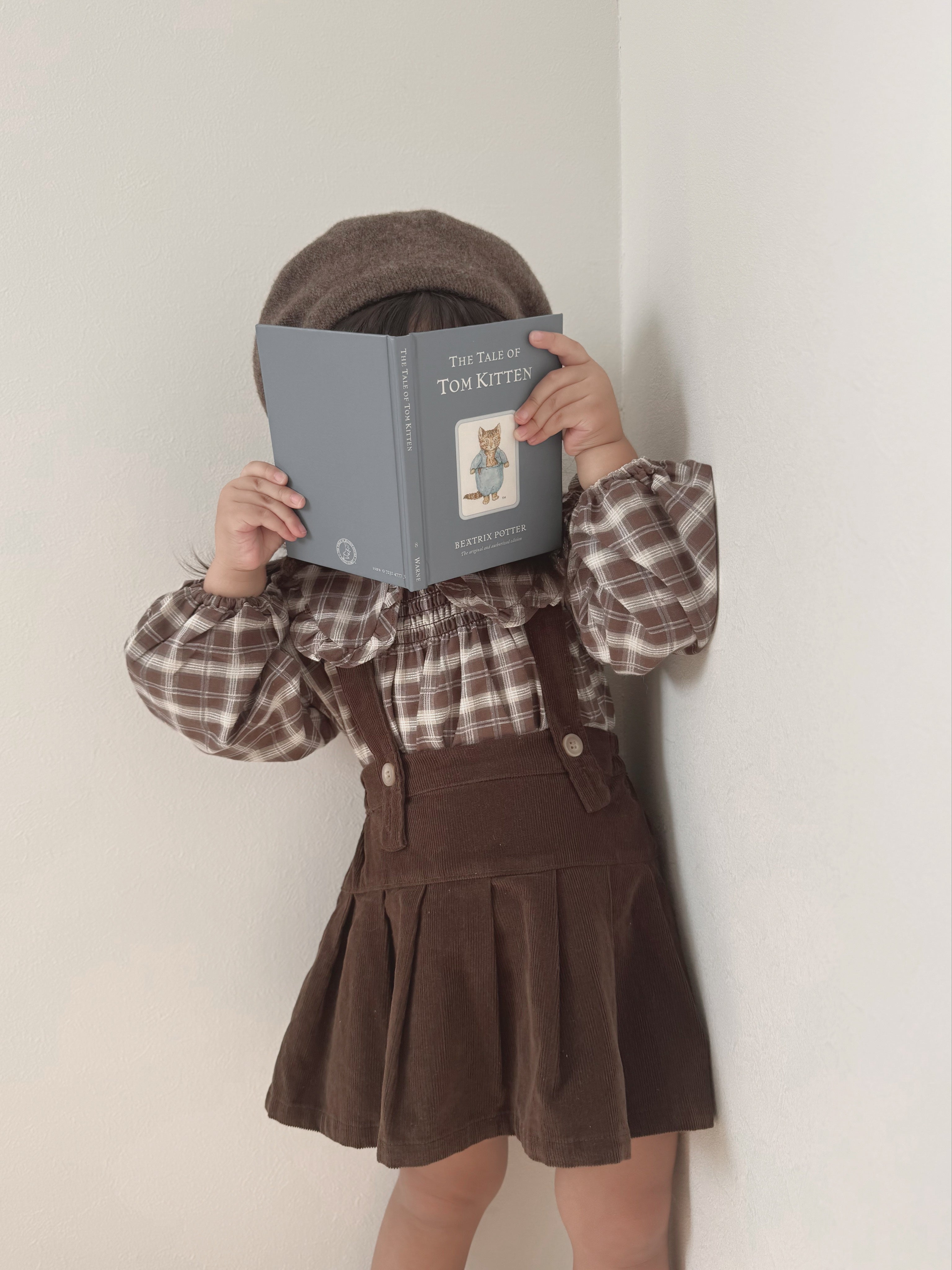 Pleats suspender skirt