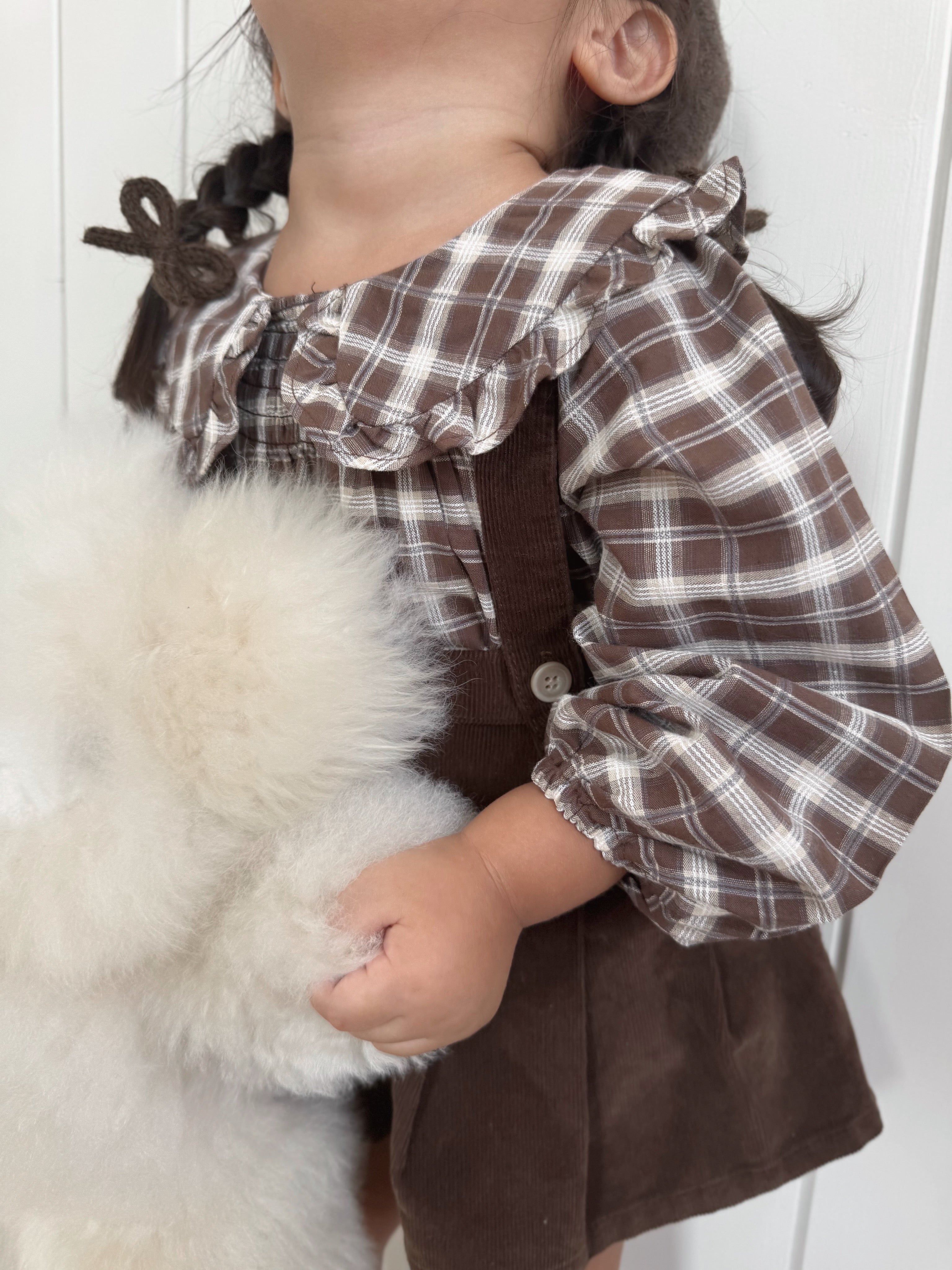 Marche check blouse