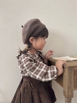 Pleats suspender skirt