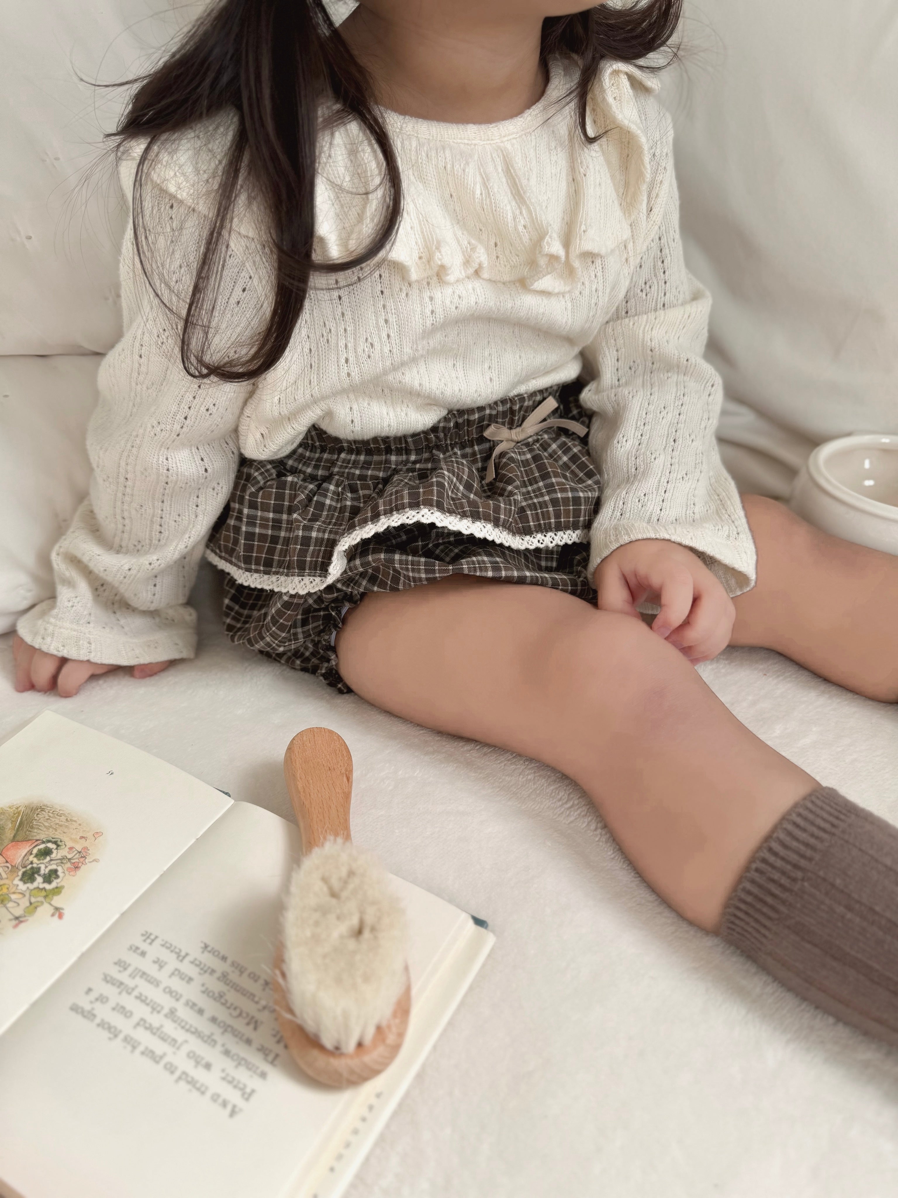 Petit check frill bloomer