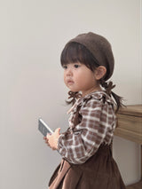 Marche check blouse